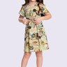 01 vestido infantil menina em meia malha capri alakazoo