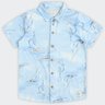 02 camisa infantil menino meia malha estampada alakazoo