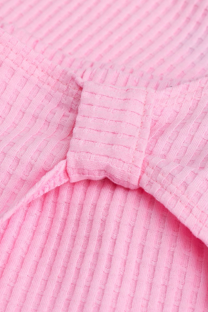 04 conjunto malha waffle infantil menina alakazoo