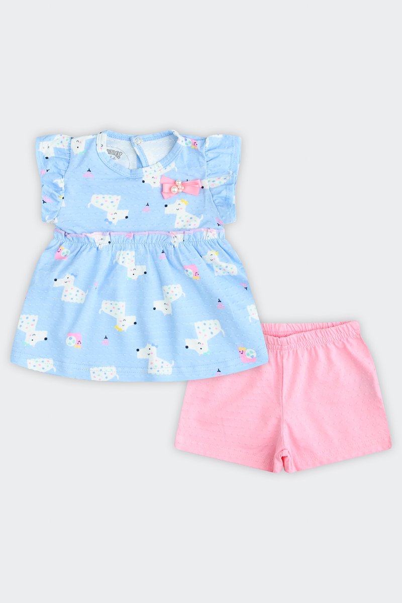 02 conjunto bebe menina dogs alakazoo