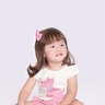01 conjunto bebe menina bolinhas alakazoo