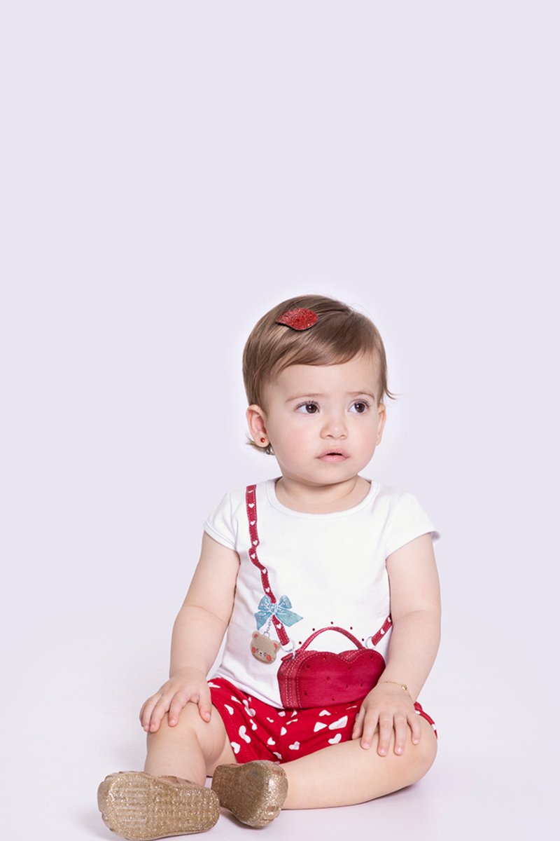 01 conjunto bebe menina my love alakazoo