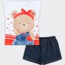 02 conjunto bebe menina ursinho alakazoo