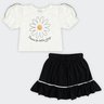 02 conjunto infantil menina margaridas alakazoo