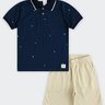02 conjunto polo infantil menino aviao alakazoo