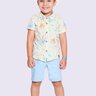 01 conjunto camisa infantil menino alakazoo