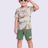 01 conjunto infantil menino floresta alakazoo