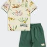 02 conjunto infantil menino floresta alakazoo