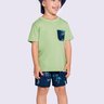 01 conjunto infantil menino malibu alakazoo