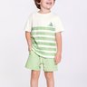 01 conjunto infantil menino camiseta e bermuda alakazoo