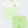 02 conjunto infantil menino camiseta e bermuda alakazoo