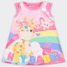 01 vestido bebe menina hey baby boca grande