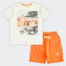 01 conjunto infantil menino camiseta suedine glinny
