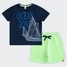 01 conjunto infantil menino ocean zone glinny