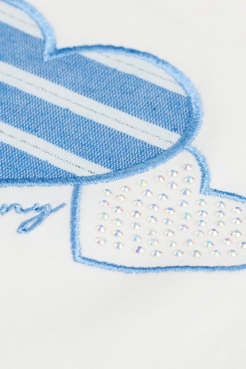 02 conjunto infantil menina short sarja eco glinny