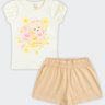 01 conjunto infantil menina cute and happy glinny