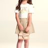 05 conjunto infantil menina saia alfaiataria glinny
