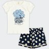 01 conjunto infantil menina flowers glinny