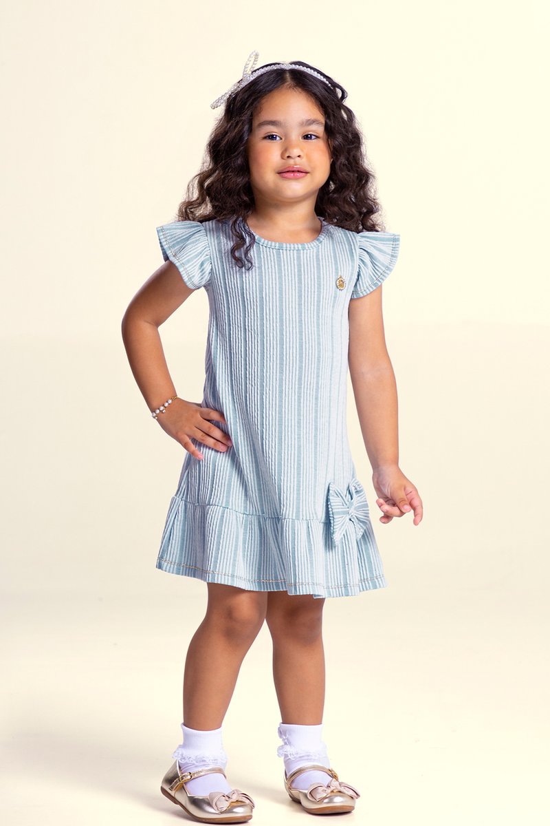 04 vestido infantil menina em jaquard poly glinny