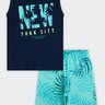 01 conjunto regata infantil menino new york brandili