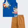 01 conjunto regata infantil menino piratas brandili