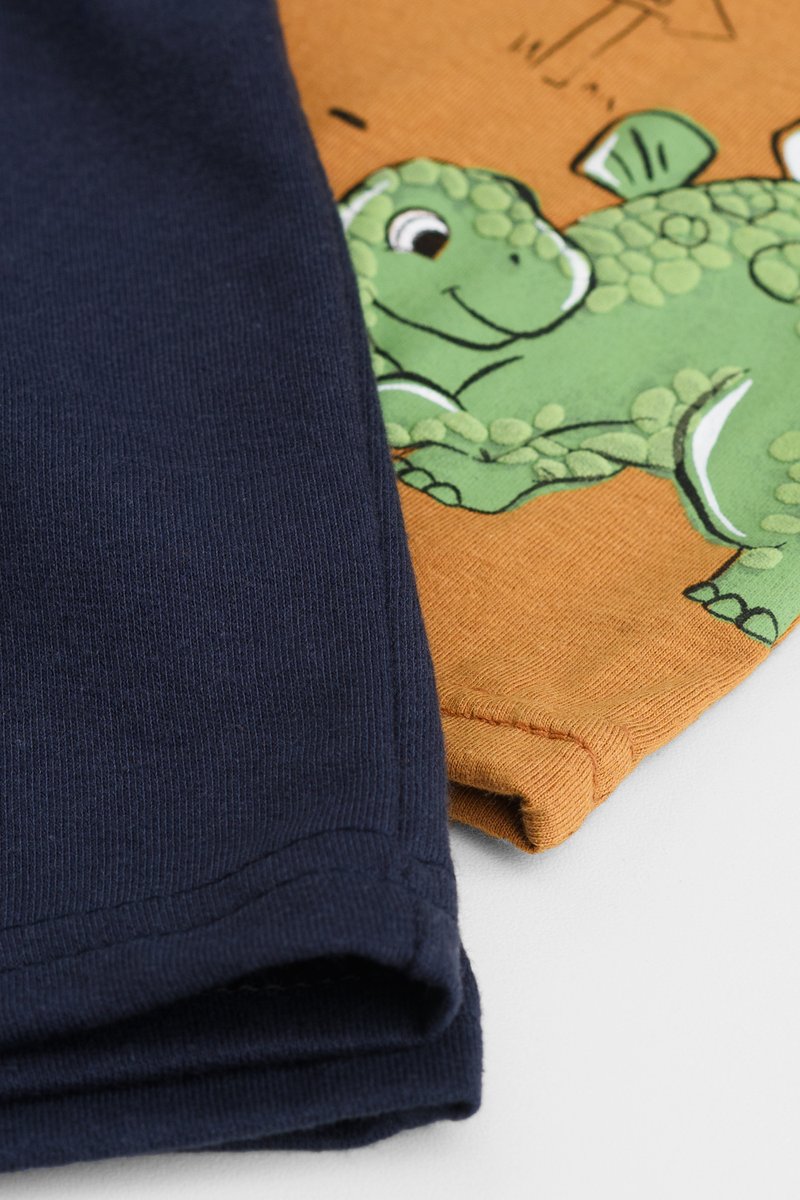 03 conjunto regata infantil menino dinos brandili