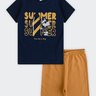 01 conjunto infantil menino summer brandili