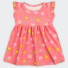 01 vestido bebe menina cotton flores brandili