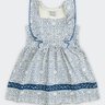 02 vestido infantil menina cotton estampado mundi