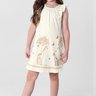 01 vestido infantil menina cotton safari mundi