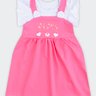 01 vestido bebe menina em cotton jeans kely kety