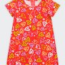 02 vestido infantil menina meia malha coracoes kely kety