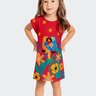 01 vestido infantil menina meia malha natureza kely kety