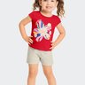 01 conjunto infantil menina florescer kely kety