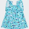 02 vestido infantil menina meia malha estampada kely kety