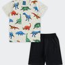 02 conjunto infantil menino dinossauros reirex