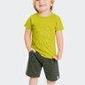 01 conjunto infantil menino camiseta e bermuda reirex