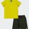 02 conjunto infantil menino camiseta e bermuda reirex