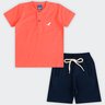 02 conjunto infantil menino camiseta henley reirex