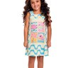 04 vestido infantil menina meia malha brasil fakini