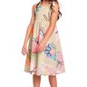 04 vestido midi infantil menina cotton flores fakini