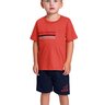 04 conjunto infantil menino camiseta bolso fakini