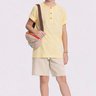 01 conjunto camiseta henley infantil menino alakazoo