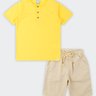 02 conjunto camiseta henley infantil menino alakazoo