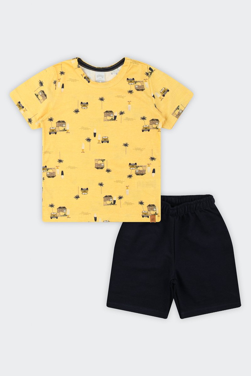 02 conjunto infantil menino praia alakazoo