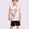 01 conjunto regata infantil menino dino alakazoo