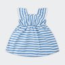 02 vestido bebe menina tecido eco listrado alakazoo