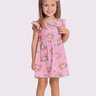 01 vestido infantil menina meia malha ursinho alakazoo