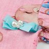 04 vestido infantil menina meia malha ursinho alakazoo