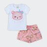 02 conjunto infantil menina ursinho alakazoo